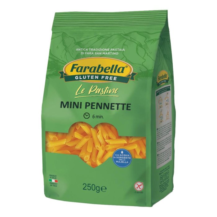 Bioalimenta Farabella Alimenti senza Glutine Mini Pennette Pasta Secca 250 g Bioalimenta Farabella Alimenti senza Glutine Mini Pennette Pasta Secca 250 g