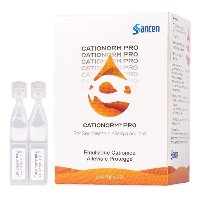 Cationorm Pro Ud 30 Flaconcini Monodose 0,4ml Occhi Secchi
