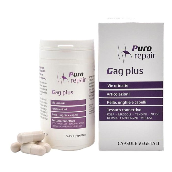 Purrepair GAG Plus - Integratore per Articolazioni e Benessere Generale (40 Capsule Vegetali) Purrepair GAG Plus - Integratore per Articolazioni e Benessere Generale (40 Capsule Vegetali)