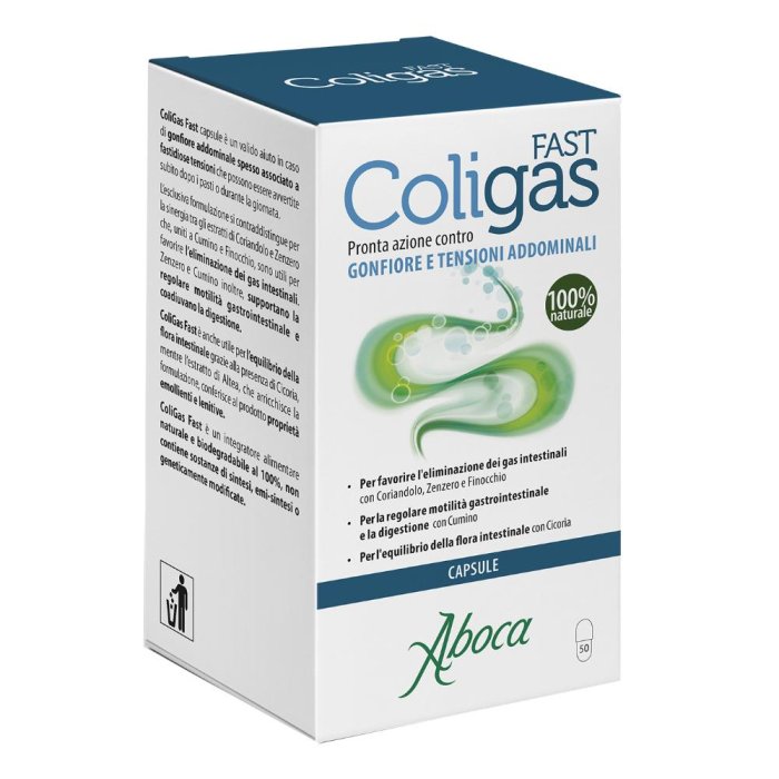 Aboca Societa' Agricola Coligas Fast 50 Capsule Aboca Societa' Agricola Coligas Fast 50 Capsule