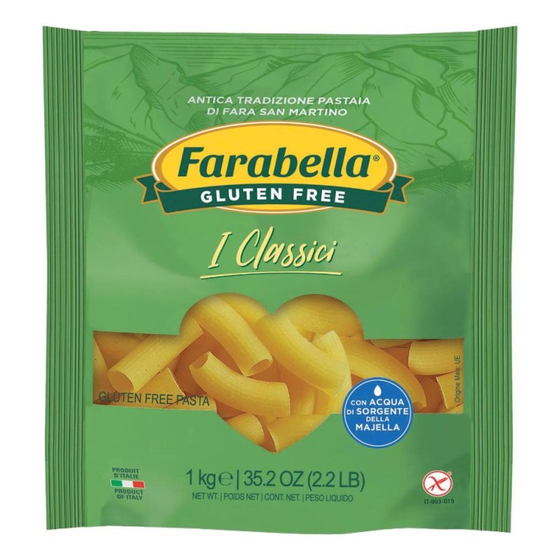 Bioalimenta Farabella Rigatoni 1000 G