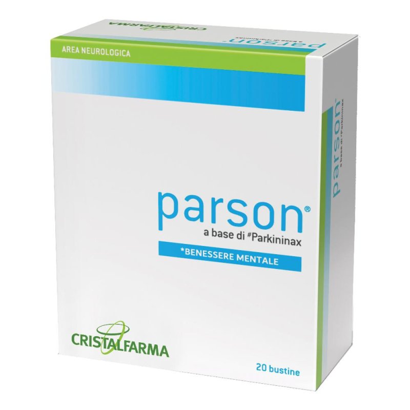 Cristalfarma Parson Integratore Benessere Mentale 20 Bustine