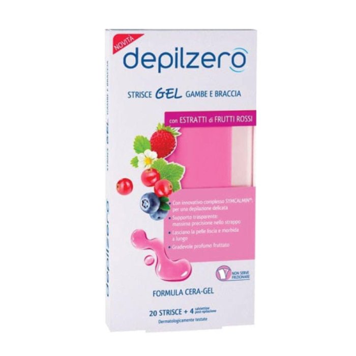DEPILZERO STRISCE GEL GAMB BRA DEPILZERO STRISCE GEL GAMB BRA