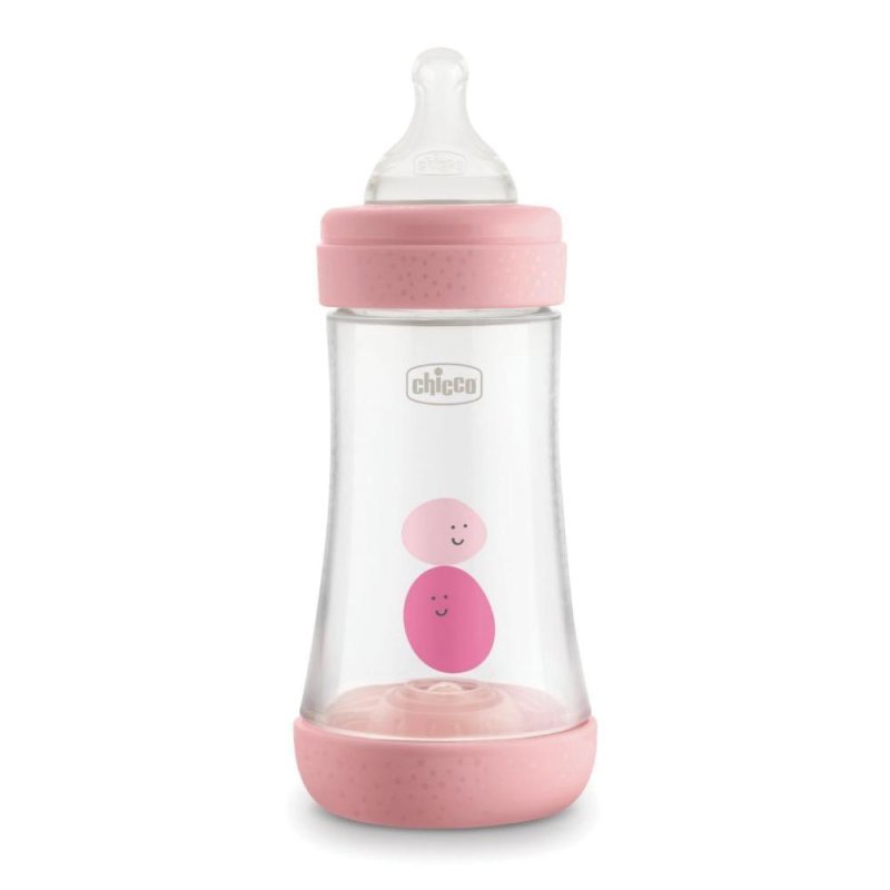 Chicco (artsana) Chicco Biberon Perfect 5 Girl 240 Ml In Silicone 2 Fori Chicco (artsana) Chicco Biberon Perfect 5 Girl 240 Ml In Silicone 2 Fori