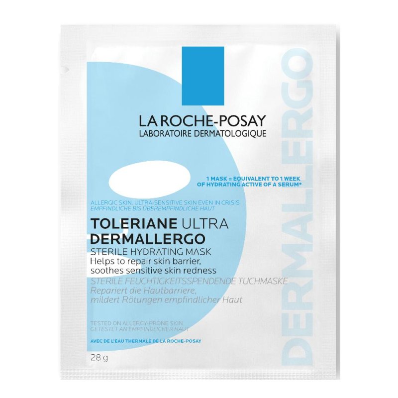 La Roche Posay Toleriane Ultra Dermallergo Sheet Mask Machera Idratante Sterile La Roche Posay Toleriane Ultra Dermallergo Sheet Mask Machera Idratante Sterile
