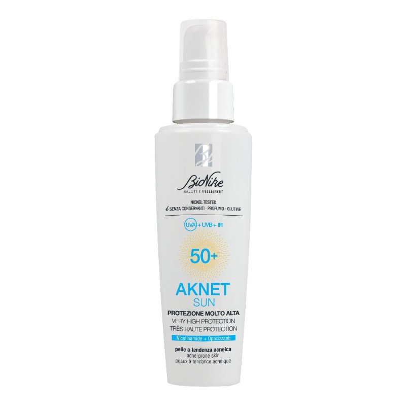 Aknet Sun Protezione Molto Alta Spf50+ 50 Ml Aknet Sun Protezione Molto Alta Spf50+ 50 Ml