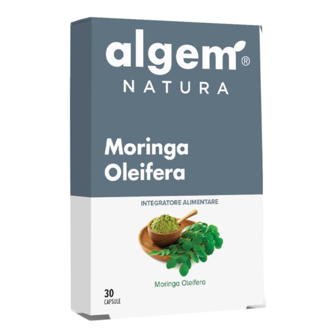 Algem Moringa Oleifera 30 capsule - Integratore alimentare per il benessere generale Algem Moringa Oleifera 30 capsule - Integratore alimentare per il benessere generale
