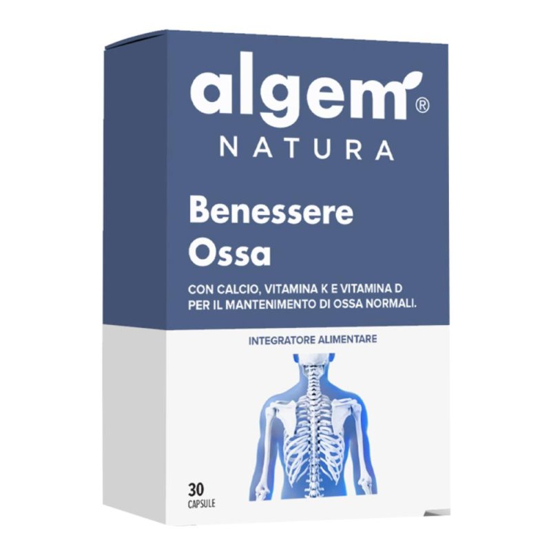 Integratore Benessere Ossa 30 Capsule per la Salute e la Forza delle Ossa Integratore Benessere Ossa 30 Capsule per la Salute e la Forza delle Ossa