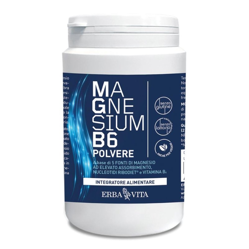Integratore Magnesium Magnesio e Vitamina B6 in Polvere 200 g Solubile ad Alta Biodisponibilit&agrave;