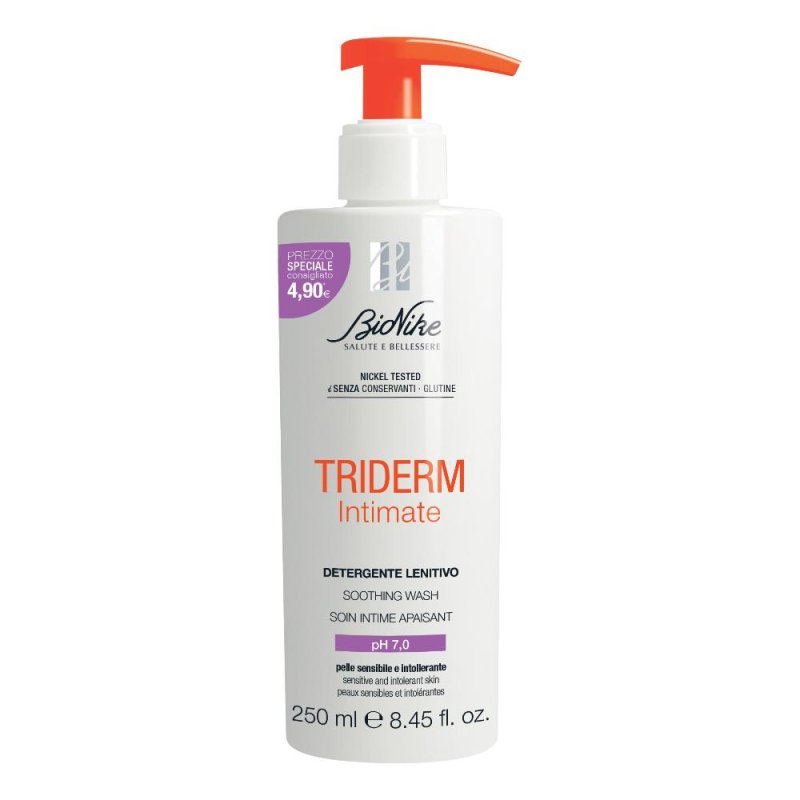 ICIM Bionike Triderm Intimate Detergente Intimo pH3.5 Antibatterico 250 ml ICIM Bionike Triderm Intimate Detergente Intimo pH3.5 Antibatterico 250 ml