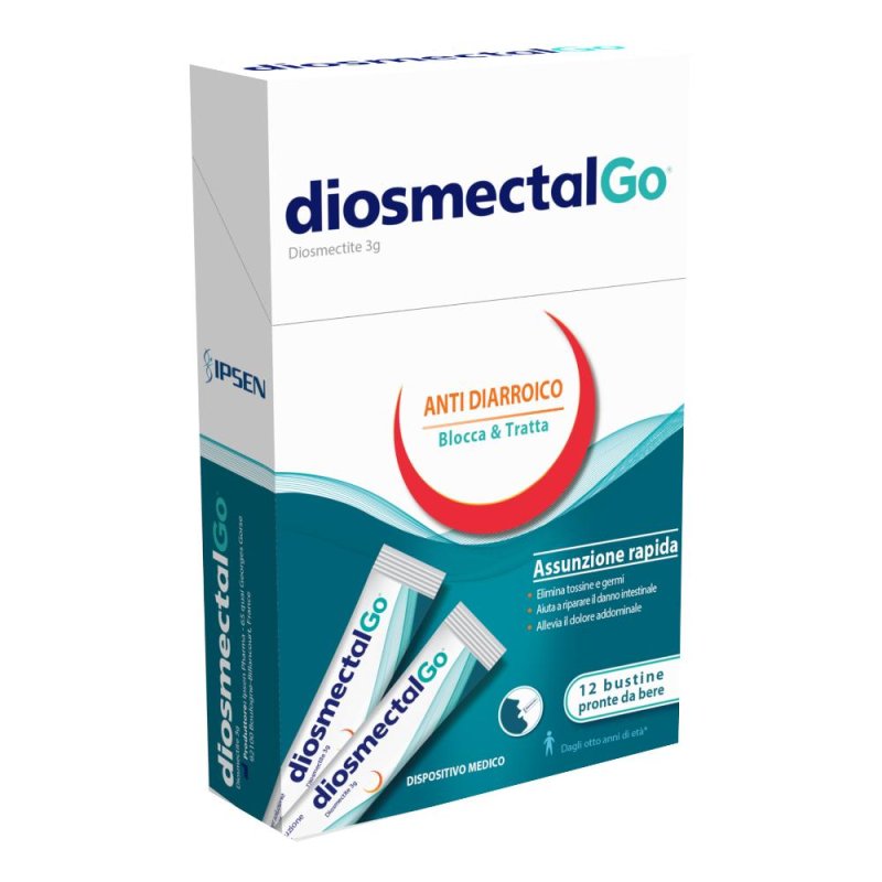 Diosmectal Go Trattamento per la Diarrea 12 bustine