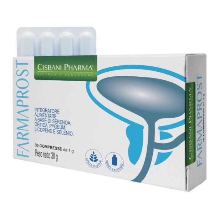 Farmaprost 30 compresse integratore per prostata e apparato urinario Farmaprost 30 compresse integratore per prostata e apparato urinario