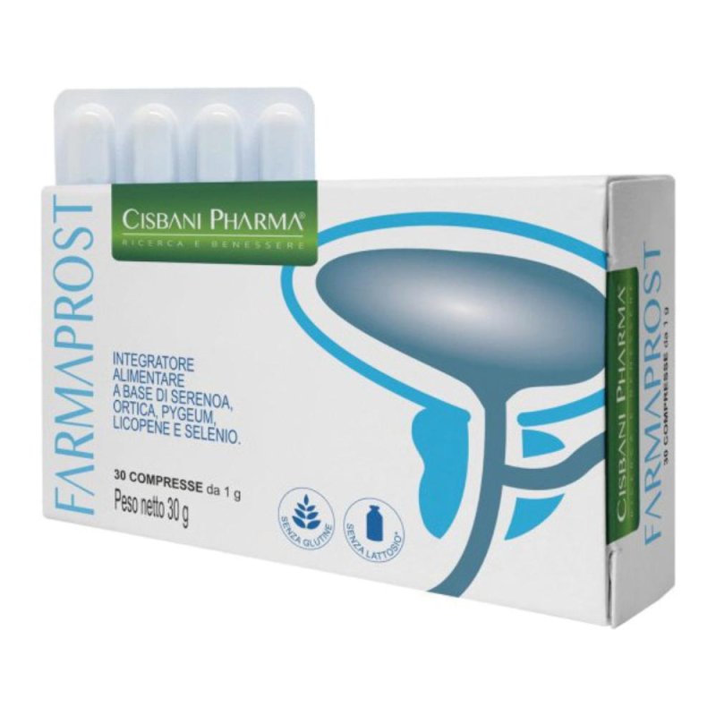 Farmaprost 30 compresse integratore per prostata e apparato urinario