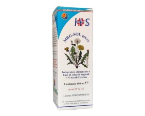 MRG-SOL Gocce 100 ml Integratore Vegetale con N-Acetil-Cisteina per il Benessere Digestivo e Fisico