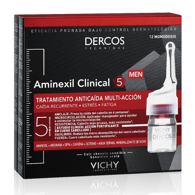 Dercos Innovazione e Bellezza dei Capelli Dercos Aminexil Pro Uomo Trattamento Anticaduta 12 Fiale 6 ml Dercos Innovazione e Bellezza dei Capelli Dercos Aminexil Pro Uomo Trattamento Anticaduta 12 Fiale 6 ml