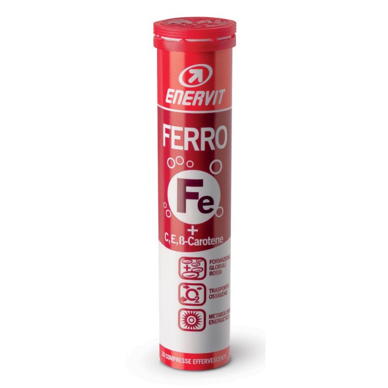 Enervit Integrazione Alimentare Ferro Vitamine C ed E 20 Compresse Effervescenti Enervit Integrazione Alimentare Ferro Vitamine C ed E 20 Compresse Effervescenti