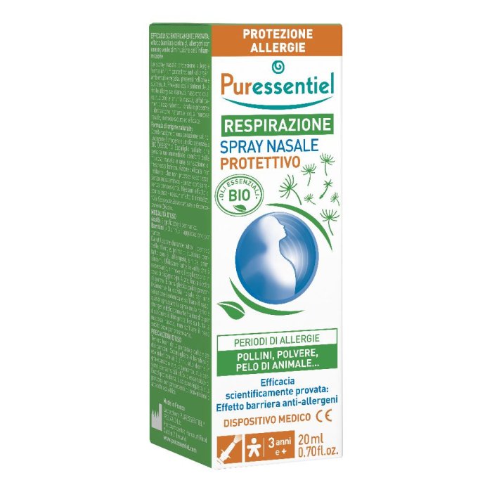 Puressentiel Respirazione - Spray Nasale Protezione Allergie dai 3 Anni 20 ml Puressentiel Respirazione - Spray Nasale Protezione Allergie dai 3 Anni 20 ml