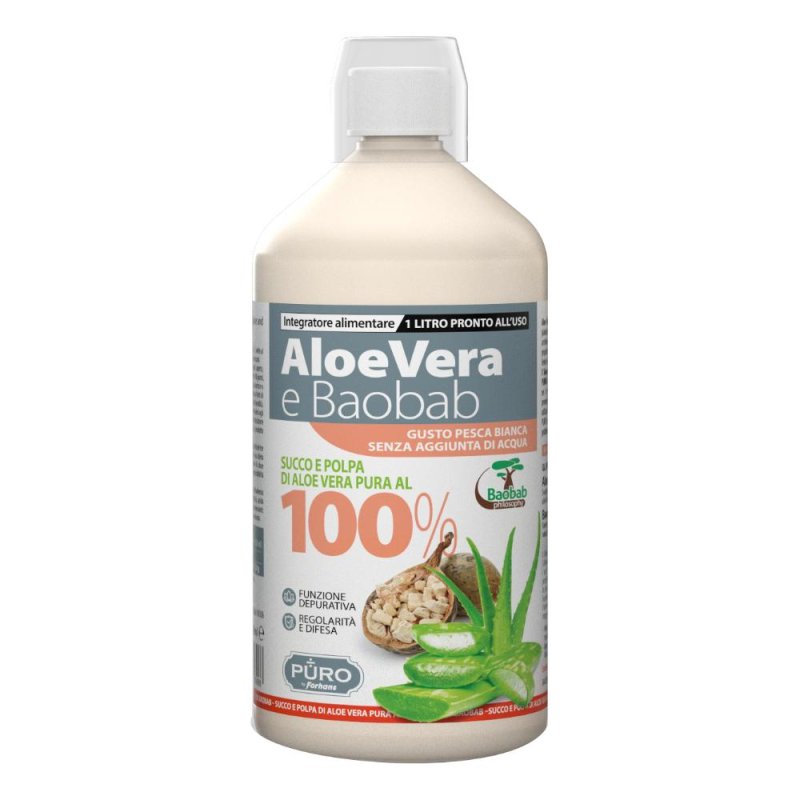 PURO AloeVera100%+Baobab Pesca PURO AloeVera100%+Baobab Pesca