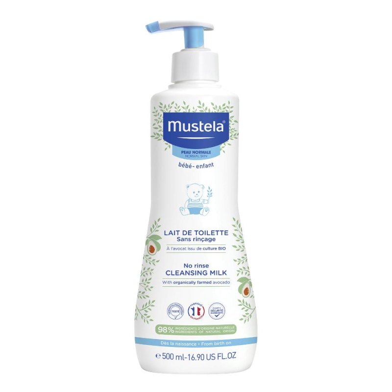 Lab.expanscience Italia Mustela Pelle Normale Latte Di Toilette 500 Ml Lab.expanscience Italia Mustela Pelle Normale Latte Di Toilette 500 Ml
