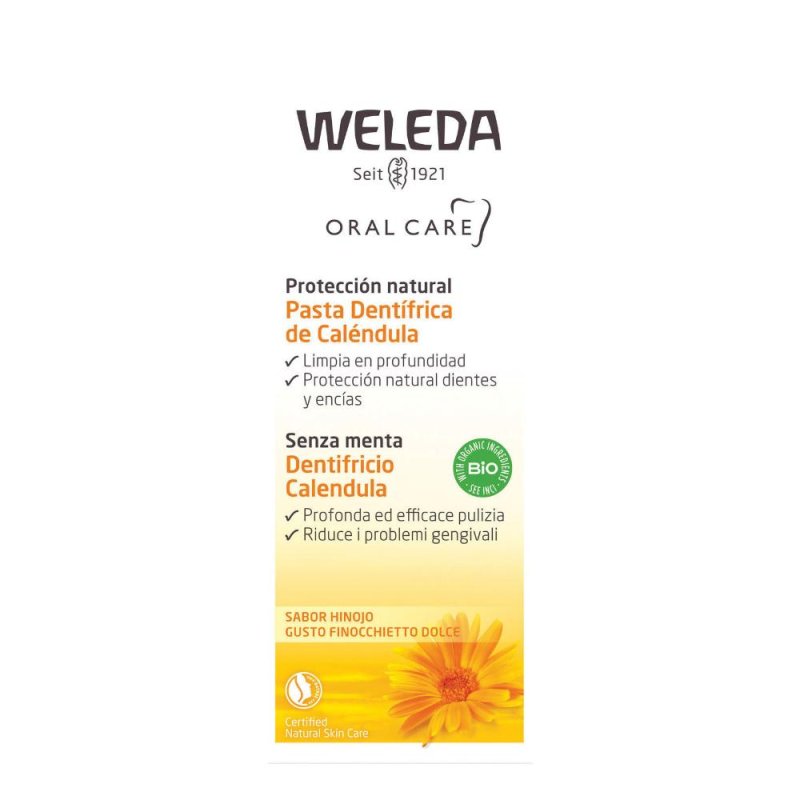 Weleda Oral Care Dentifricio alla Calendula 75ml Weleda Oral Care Dentifricio alla Calendula 75ml