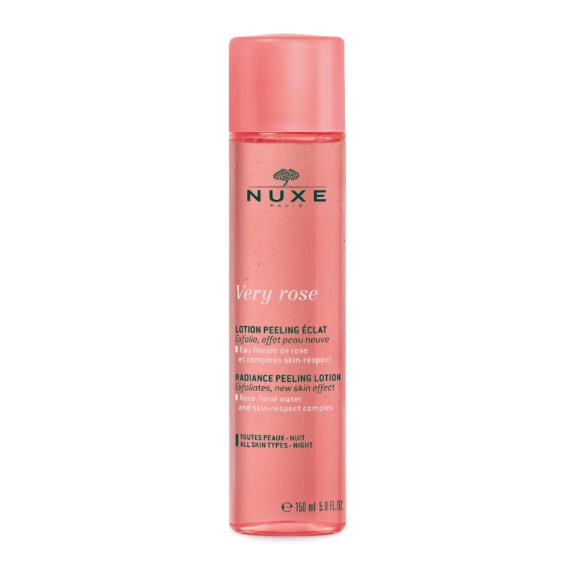 Nuxe Very Rose lozione peeling - lozione esfoliante delicata viso alla rosa Nuxe Very Rose lozione peeling - lozione esfoliante delicata viso alla rosa