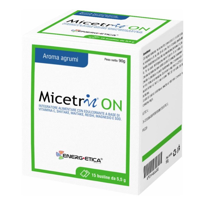Micetrin ON - Integratore per il Sistema Immunitario e il Benessere Generale 15 bustine