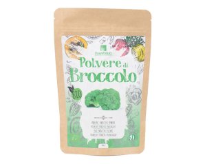 Broccolo polvere bio 200 g - verdura disidratata in polvere ricca di fibre e antiossidanti