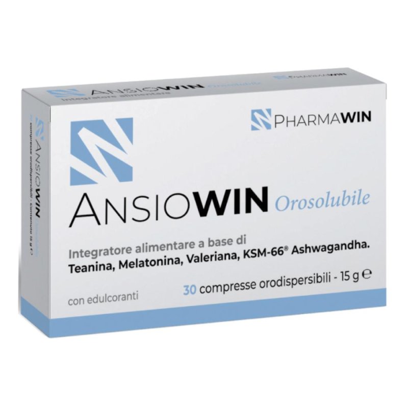 Pharmawin Ansiowin Orosolubile 30 Compresse Pharmawin Ansiowin Orosolubile 30 Compresse
