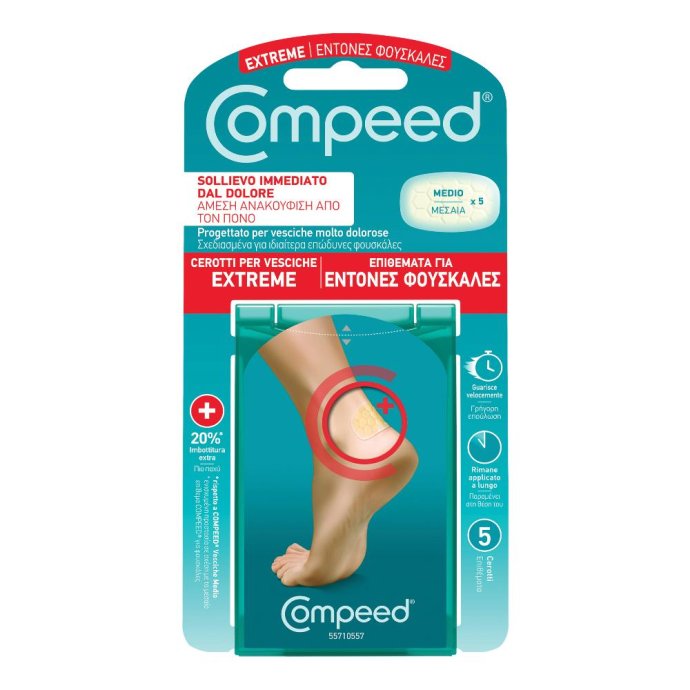 Compeed Cerotti Per Vesciche Extreme 5 pezzi Compeed Cerotti Per Vesciche Extreme 5 pezzi
