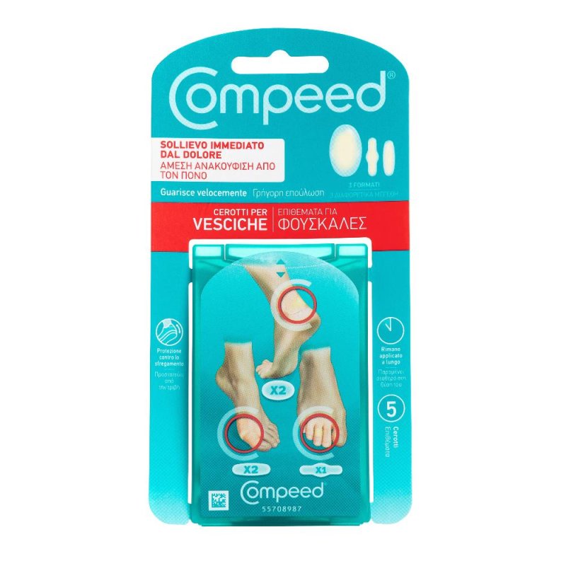 Compeed Cerotti Vesciche Formato Misto 5 Pezzi