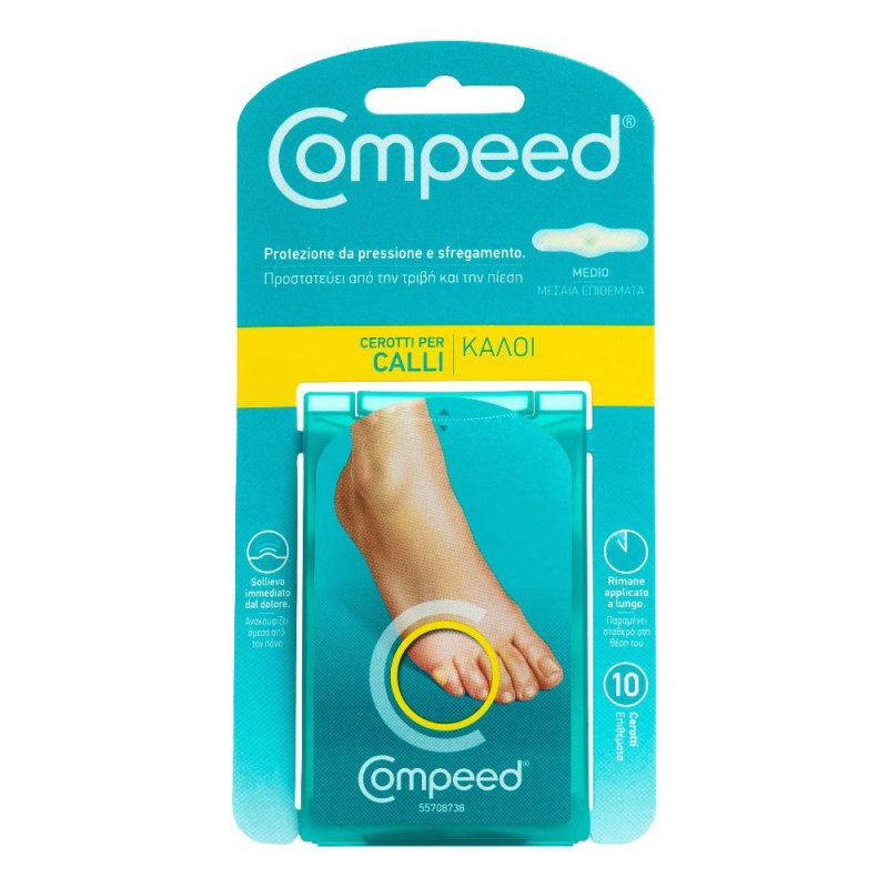 Compeed Cerotti Per Calli Medio 10 Pezzi