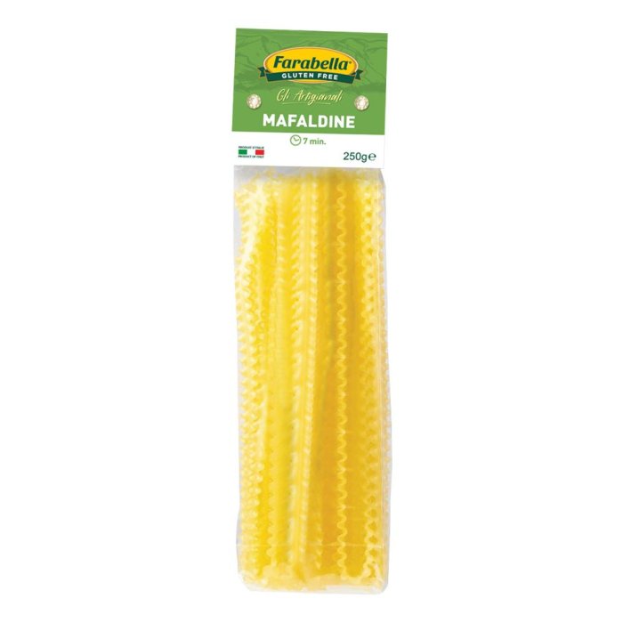 Bioalimenta Farabella Alimenti senza Glutine Mafaldine Pasta Secca 250 g Bioalimenta Farabella Alimenti senza Glutine Mafaldine Pasta Secca 250 g