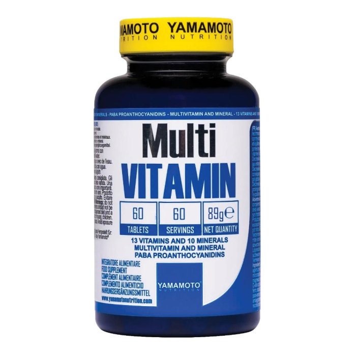 Yamamoto Nutrition Multi Vitamin integratore alimentare 60 compresse Yamamoto Nutrition Multi Vitamin integratore alimentare 60 compresse