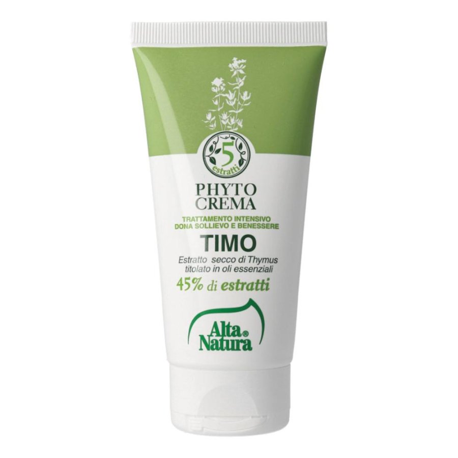 Phytocrema Timo 75 ml - crema balsamica al timo per torace e schiena Phytocrema Timo 75 ml - crema balsamica al timo per torace e schiena