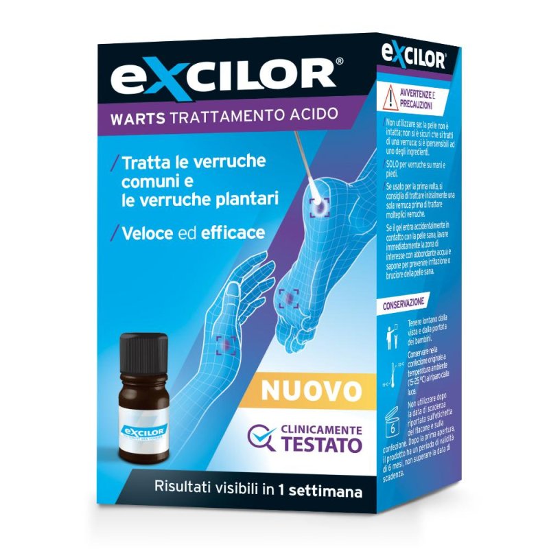 EXCILOR WARTS TRATT ACIDO 4ML EXCILOR WARTS TRATT ACIDO 4ML