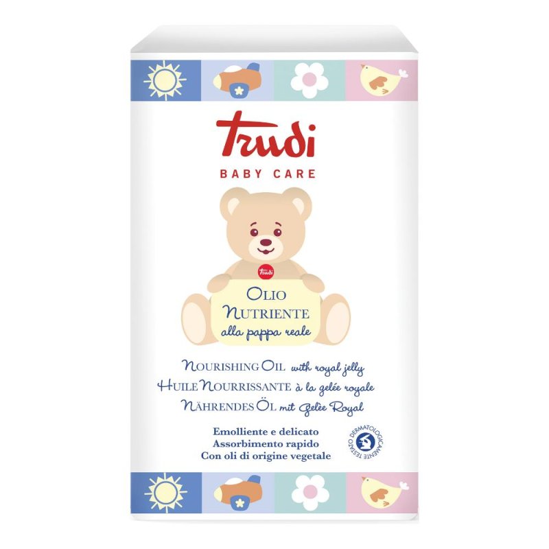 Trudi Baby Care Olio Nutriente alla Pappa Reale Dopo la Doccia 150 ml