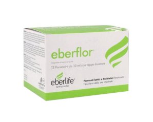 Eberlife Farmaceutici Eberflor 12 Flaconcini Da 10 Ml