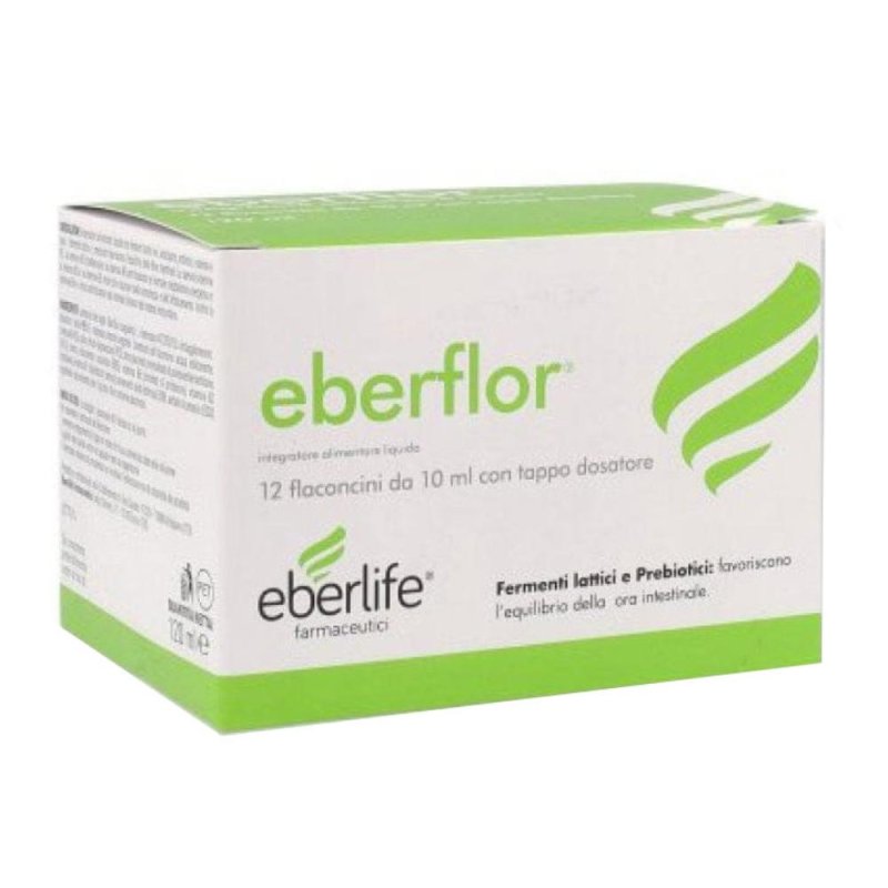 Eberlife Farmaceutici Eberflor 12 Flaconcini Da 10 Ml Eberlife Farmaceutici Eberflor 12 Flaconcini Da 10 Ml