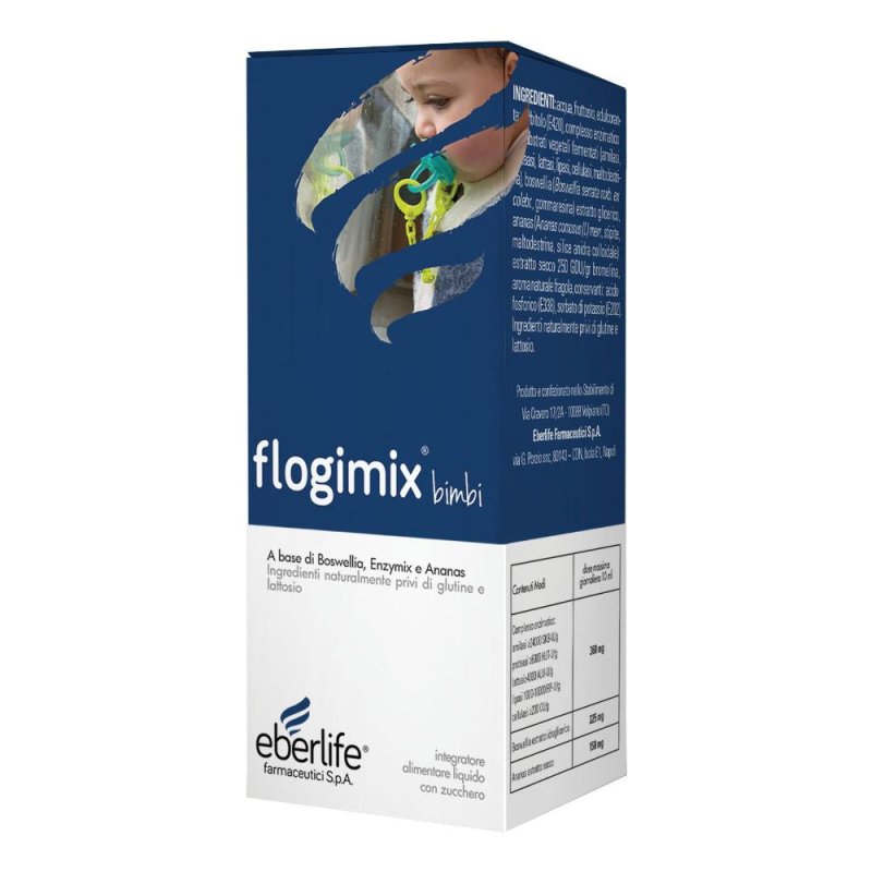 Flogimix Bimbi Sciroppo 200 ml Integratore Alimentare per Bambini Benessere Quotidiano
