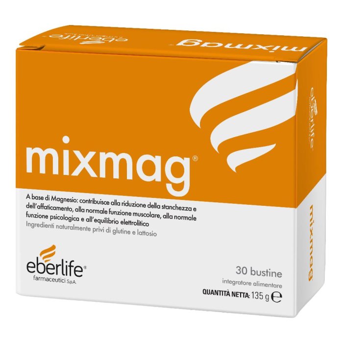 MixMag Integratore di Magnesio in Bustine &ndash; 30 Bustine Orali Solubili per Energia, Stanchezza e Benessere Muscolare