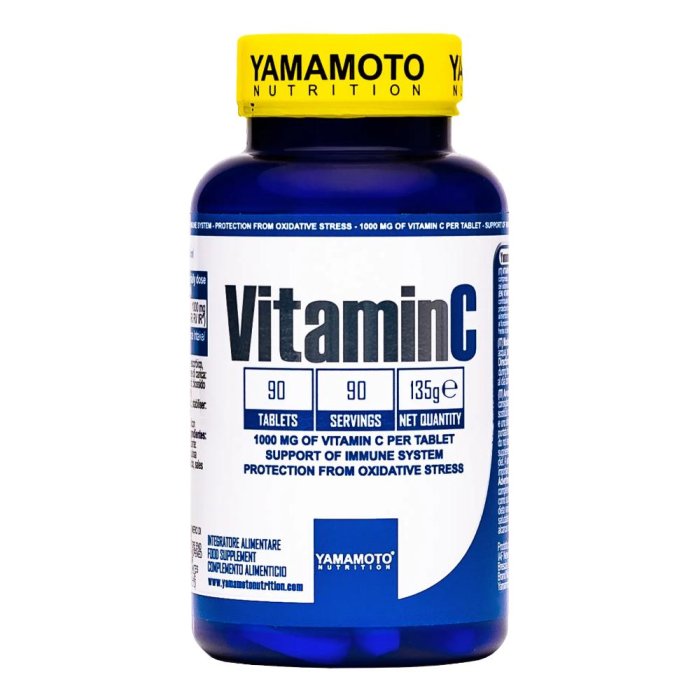 Yamamoto nutrition vitamina C 1000 mg 90 compresse Yamamoto nutrition vitamina C 1000 mg 90 compresse