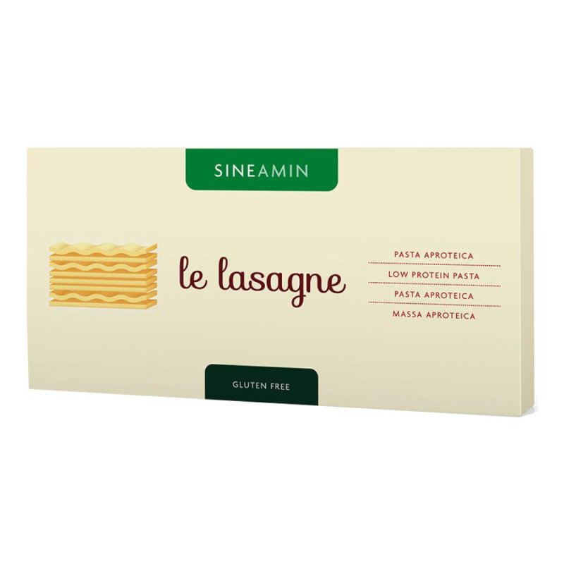 Sineamin Lasagne Pasta aproteica e senza glutine 250 g Sineamin Lasagne Pasta aproteica e senza glutine 250 g