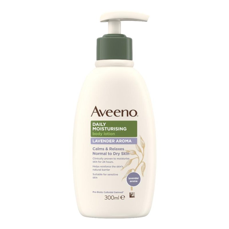 Aveeno Lenitivo Idratante Daily Crema Idratante Corpo Lavanda Nutriente Pelli Normali 300 ml Aveeno Lenitivo Idratante Daily Crema Idratante Corpo Lavanda Nutriente Pelli Normali 300 ml