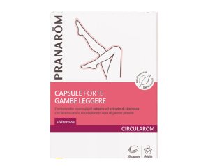 Pranarom Circular Gambe Integratore per la Circolazione delle Gambe 30 Capsule