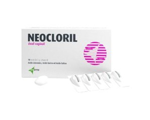 Neocloril Ovuli Vaginali 2 Grammi Confezione da 10 – Disinfettante Ginecologico Antisettico per Infezioni Vaginali e Igiene Intima