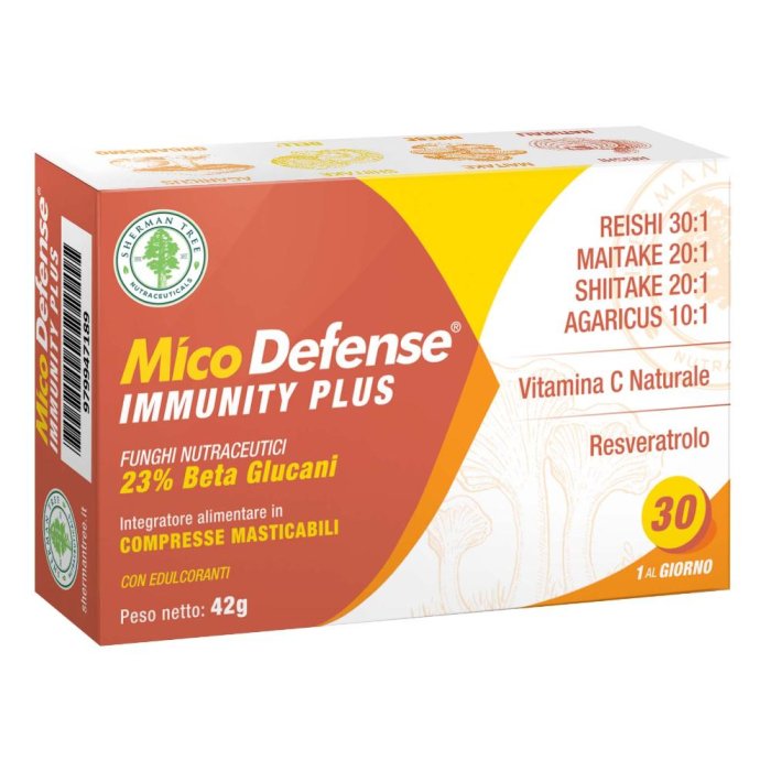 Sherman Tree Micodefense Difese Immunitarie 30 Compresse Masticabili Sherman Tree Micodefense Difese Immunitarie 30 Compresse Masticabili