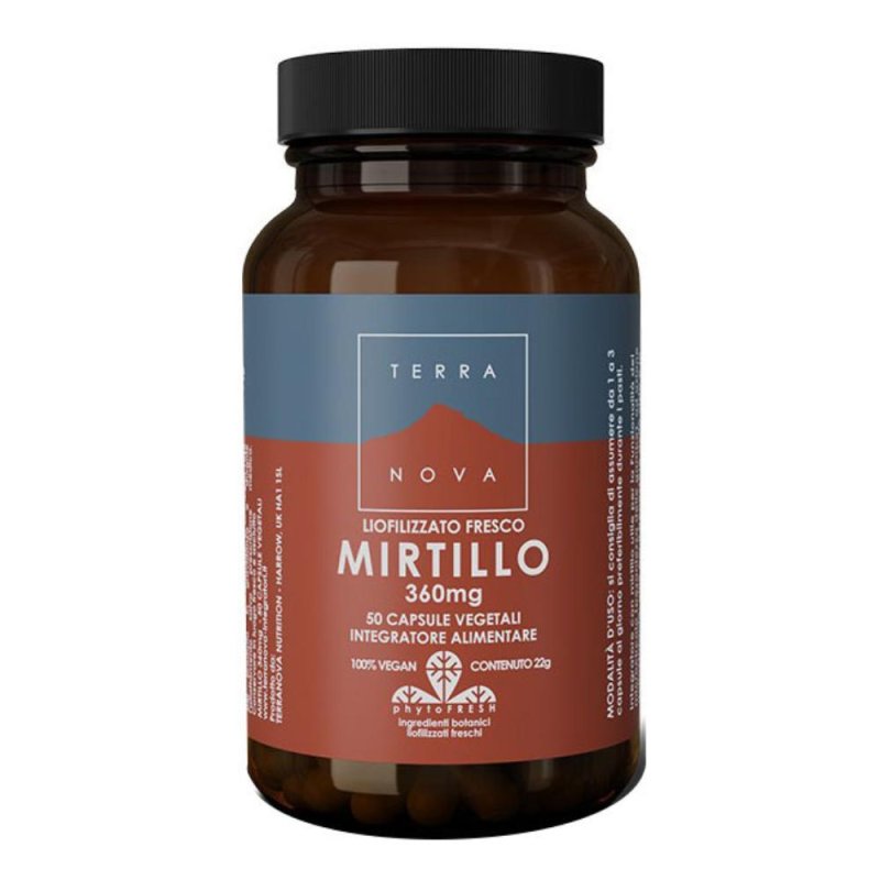 TERRANOVA Mirtillo 360mg 50Cps TERRANOVA Mirtillo 360mg 50Cps