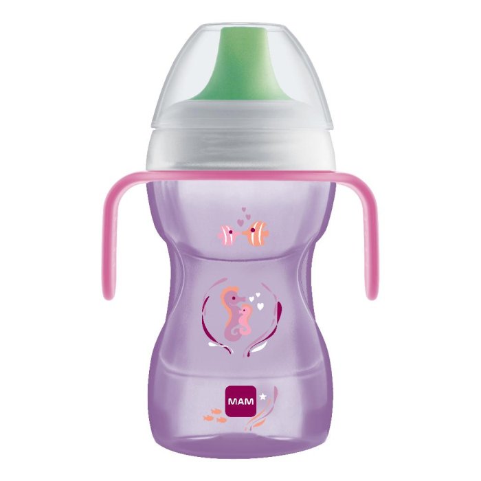 MAM Fun To Drink Tazza 8+ Mesi Capacità 270 ml Colore Rosa 1 Pezzo MAM Fun To Drink Tazza 8+ Mesi Capacità 270 ml Colore Rosa 1 Pezzo