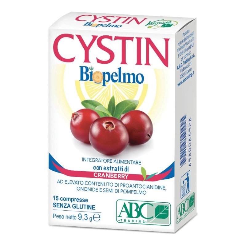 A.b.c. Trading Biopelmo Cystin 15 Compresse A.b.c. Trading Biopelmo Cystin 15 Compresse