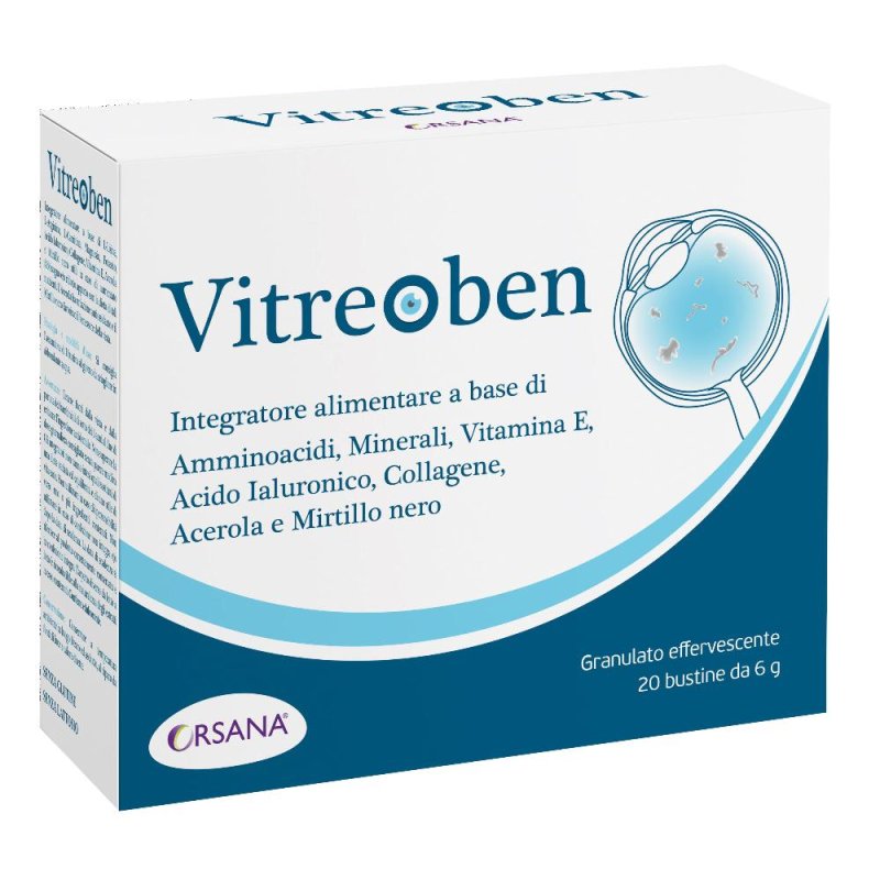 Orsana Italia Vitreoben Integratore Benessere Occhio 20 Bustine